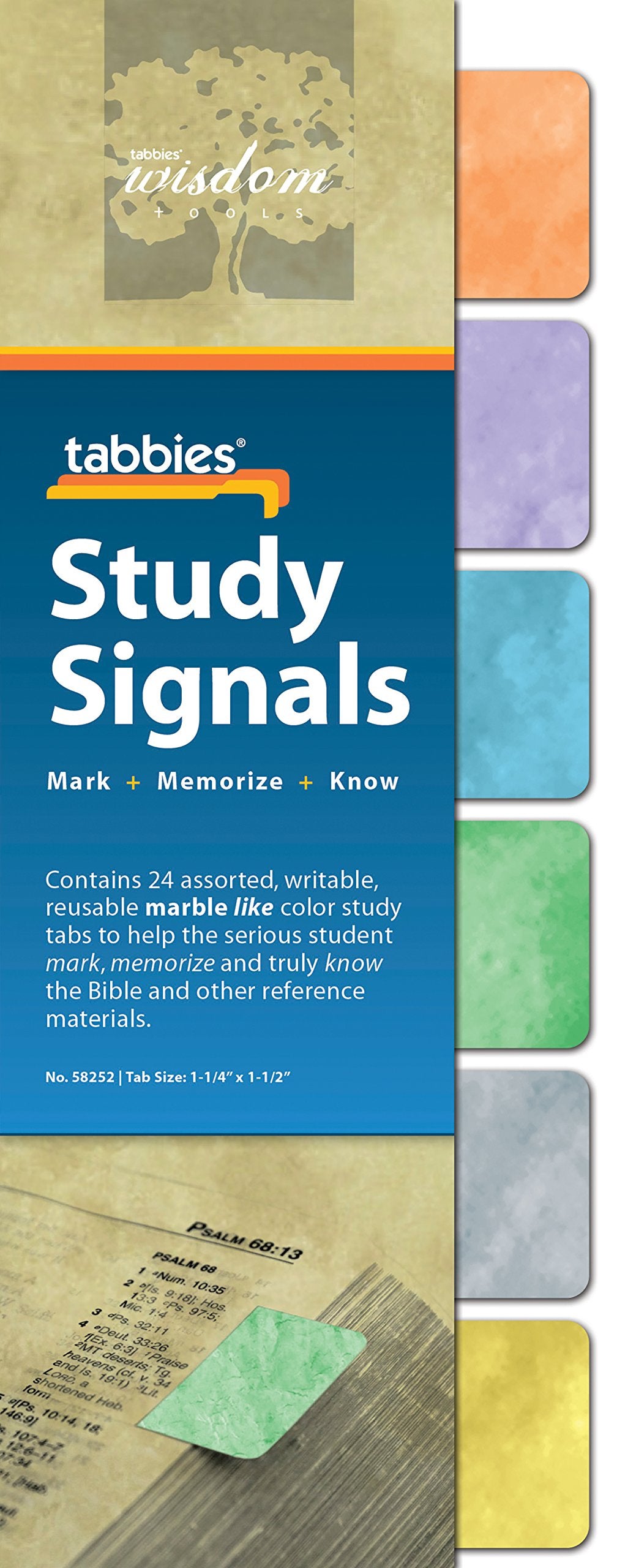 Study Signals, Helps Serious Student Mark, Memorize & Truly Know The Bible And Other Reference Materials, Mark Your Place & Flag