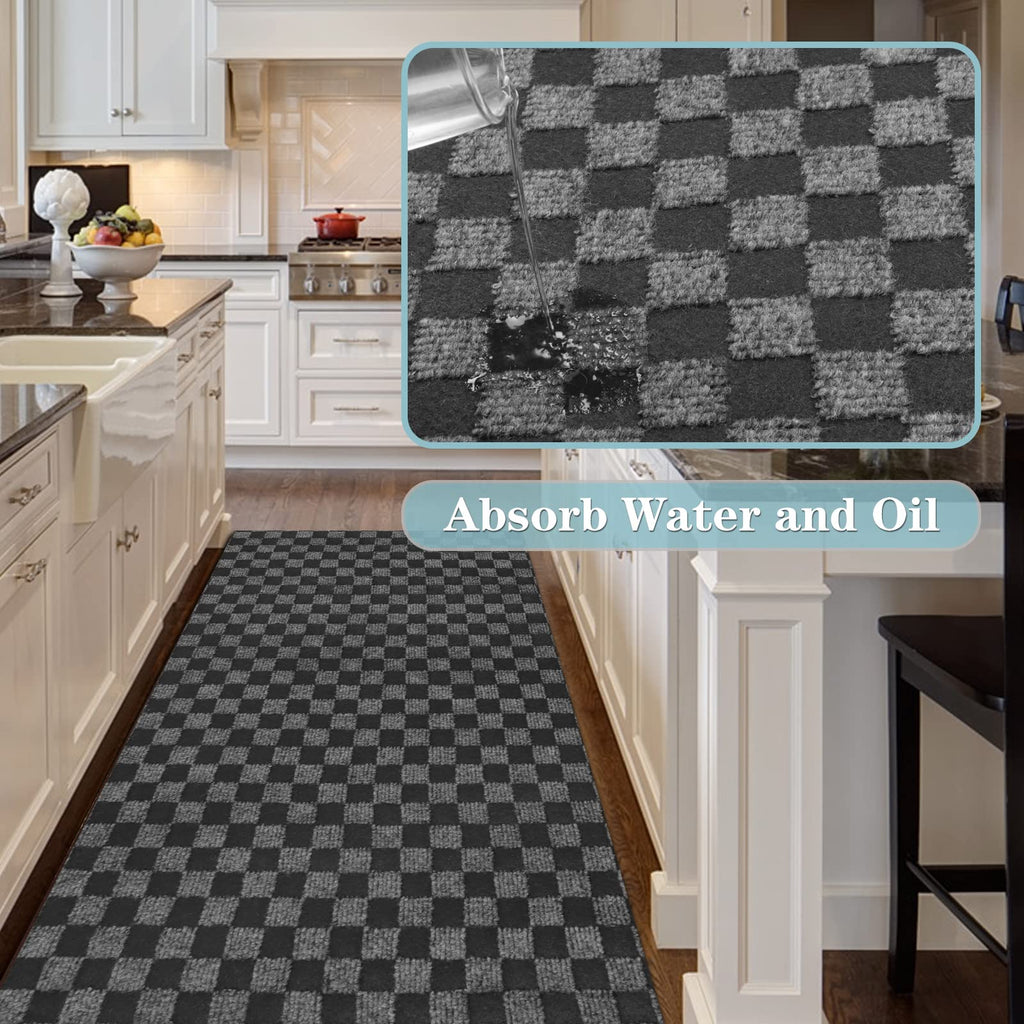 Runner Rug 2Ft X 61Ft, Ayoha 2'-82' Utility Carpet Runner For Entryway Hallway Aisles Balcony Garages, Area Rugs With Non-Slip R