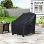 Lsongsky Adirondack Chair Covers 2 Pack,Waterproof Heavy Duty Outdoor Chair Covers,Adirondack Patio Chair Covers For Outdoor Furniture,(33 W X 35 D X 36 H Inches),Black