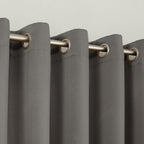 Sun Zero Barrow 2-Pack Energy Saving Grommet Curtain Panel Pair, 54'' X 108, Steel Gray