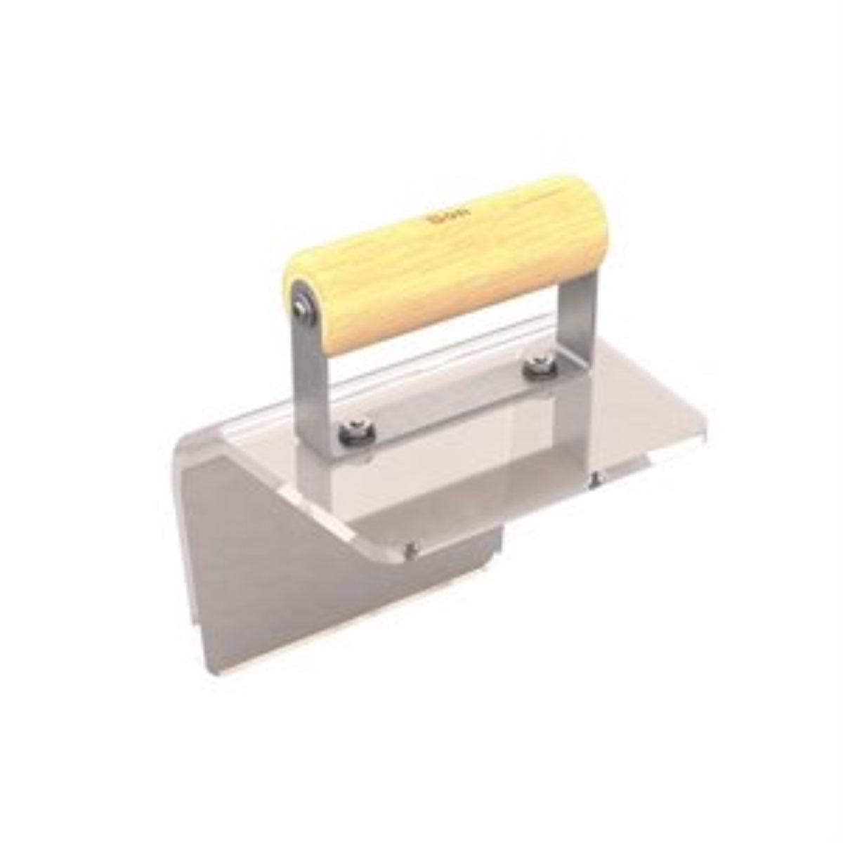 Bon 82357 Step Tool  Plex Outside 6Inch X 5Inch  11/2Inch Radius 5Inch Lip Wood Handle