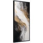 Luxe Drift Modern Elegant Abstract by The Creative Bunch Studio Framed Canvas Wall Art Print