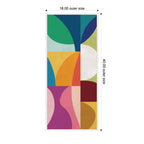 Abstract 01 Panel 1 by Rachel Lee Framed Canvas Wall Art Print