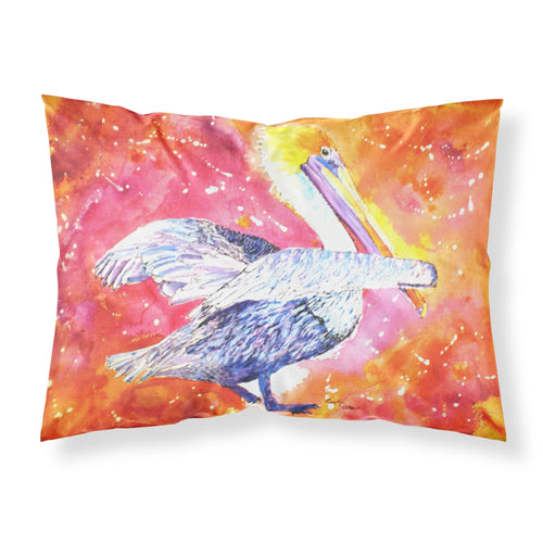'Caroline'S Treasures 8360Pillowcase Pelican Moisture Wicking Fabric Standard Pillowcase, Large, Multicolor'