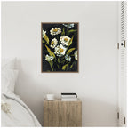 Sylvie Moody Floral 1 Framed Canvas by Annie Quigley