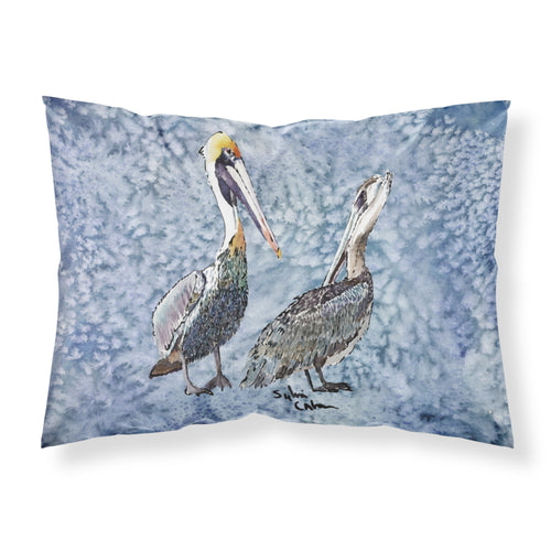 'Caroline'S Treasures 8409Pillowcase Pelican Moisture Wicking Fabric Standard Pillowcase, Large, Multicolor'