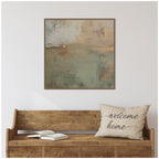 Sage Horizon No. 1 by Amy Lighthall Framed Canvas Wall Art Print