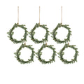 Pine Wreath/Candle Ring (Set Of 6)