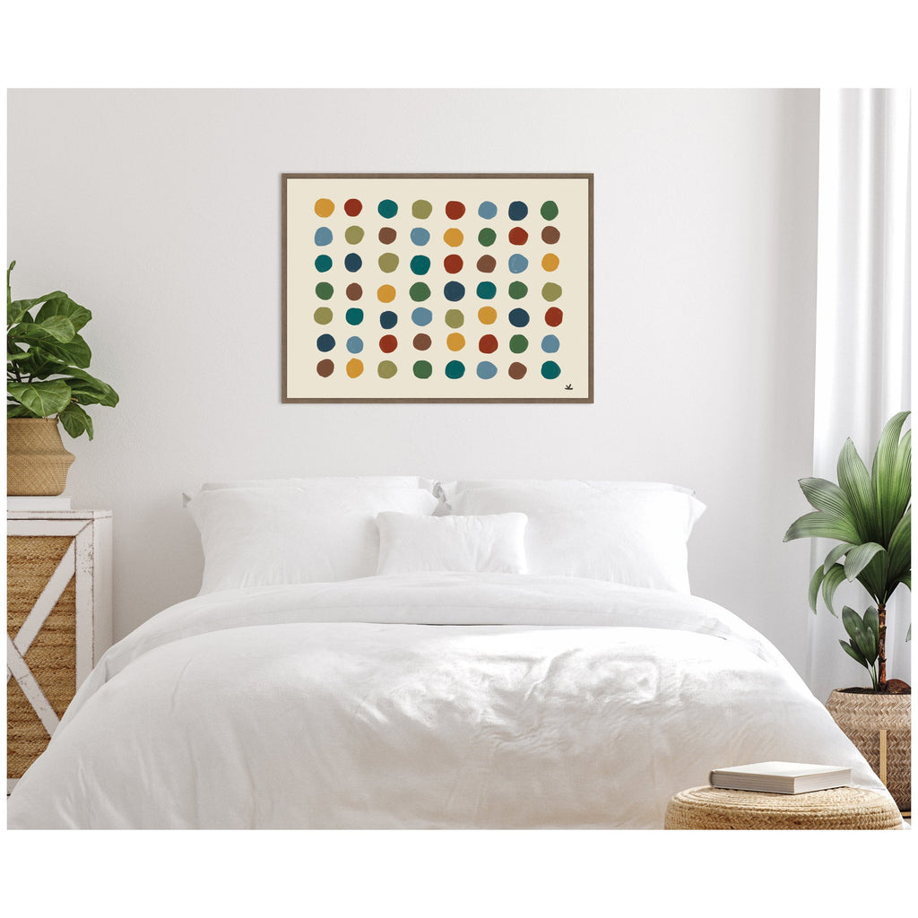 Meditation No. 3b by Kelly Knaga Framed Canvas Wall Art Print