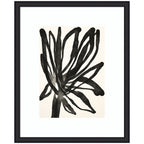 Framed Art Dark Floral by Alicia Bock