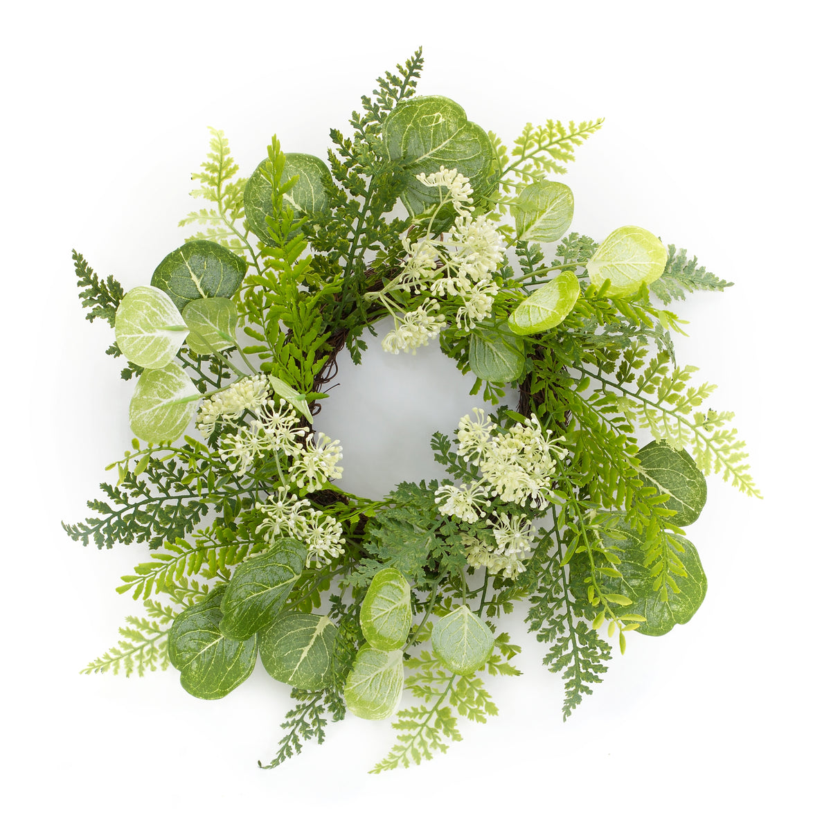 Queen Anne And Foliage Wreath