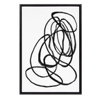 Sylvie Ring of Light 2 Framed Canvas by Nikki Chu