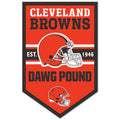 Cleveland Browns Sign 11x17 Wood Chevron