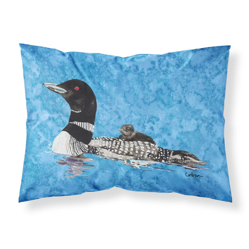 'Caroline'S Treasures 8718Pillowcase Loon Moisture Wicking Fabric Standard Pillowcase, Large, Multicolor'