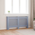 vidaXL Radiator Cover Anthracite 59.8x7.5x31.9 MDF