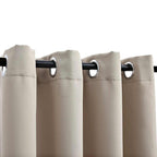 Vidaxl Beige Blackout Curtains With Rings - 54"X95" - Made From 100% Polyester - Easy To Install And Machine Washable - Set Of 2