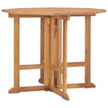 vidaXL Folding Patio Dining Table 35.4x35.4x29.5 Solid Teak Wood