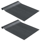 Vidaxl 2X Self-Adhesive Furniture Films Home Garden Indoor Outdoor Terrace Balcony Backyard Window Treatment Film Decor Dark Wood Pvc
