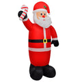 vidaXL Christmas Inflatable Santa Claus 8 ft