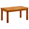 vidaXL Patio Coffee Table 27.6x15.7x14.2 Solid Acacia Wood