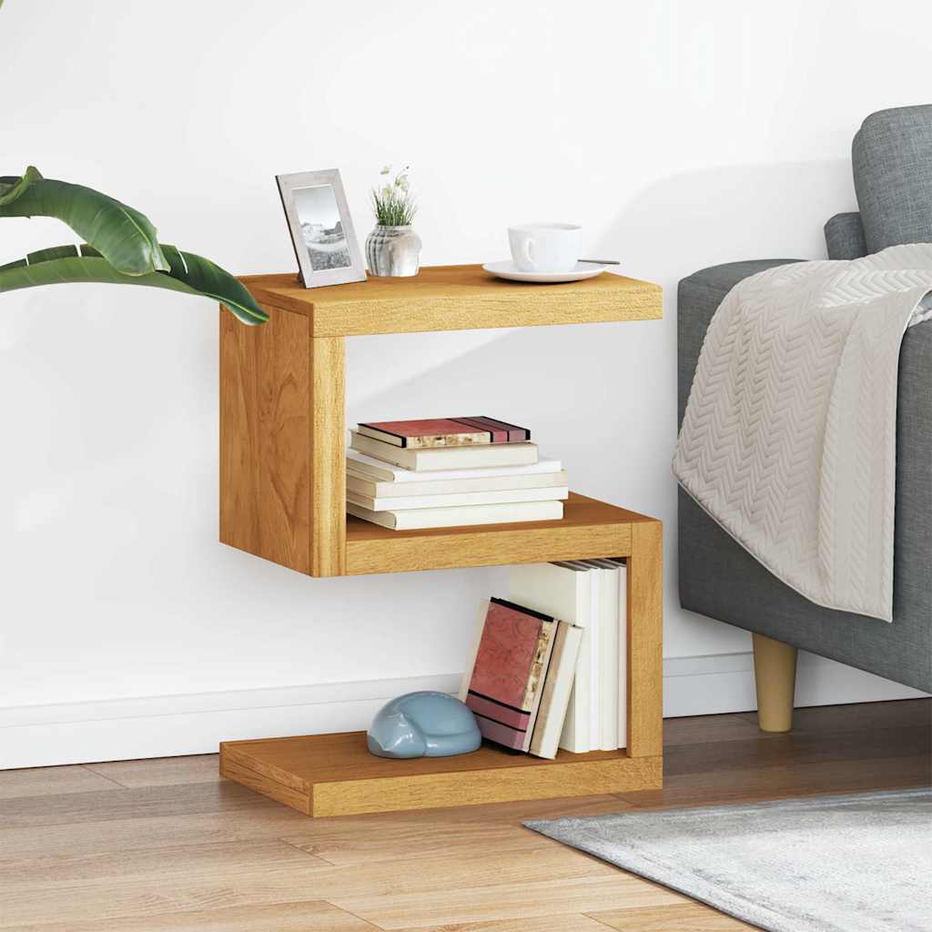 vidaXL Side Table 17.7x11.8x23.6 Solid Wood Teak