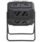 Garden Compost Bin Black 28.7"X25.2"X37.4" 42.3 Gal Vidaxl Vidaxl