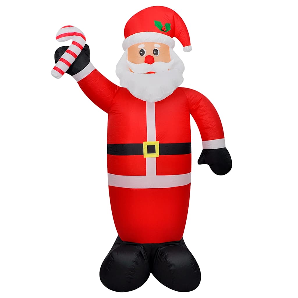 Vidaxl Christmas Inflatable Santa Claus With Leds 94.5"