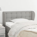 vidaXL Headboard with Ears Light Gray 40.6x9.1x30.734.6 Fabric