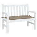 vidaXL Garden Bench Cushion Taupe 39.4x19.7x2.8 Oxford Fabric