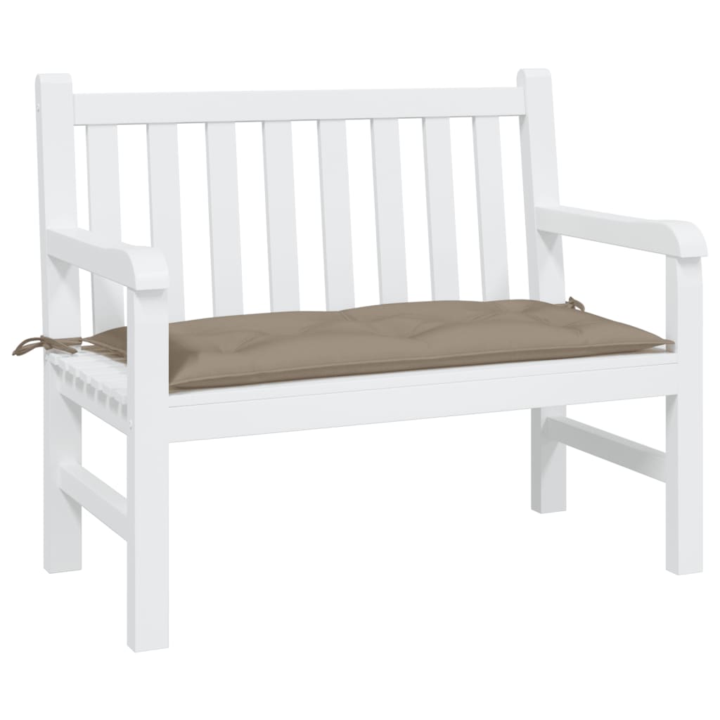 vidaXL Garden Bench Cushion Taupe 39.4x19.7x2.8 Oxford Fabric