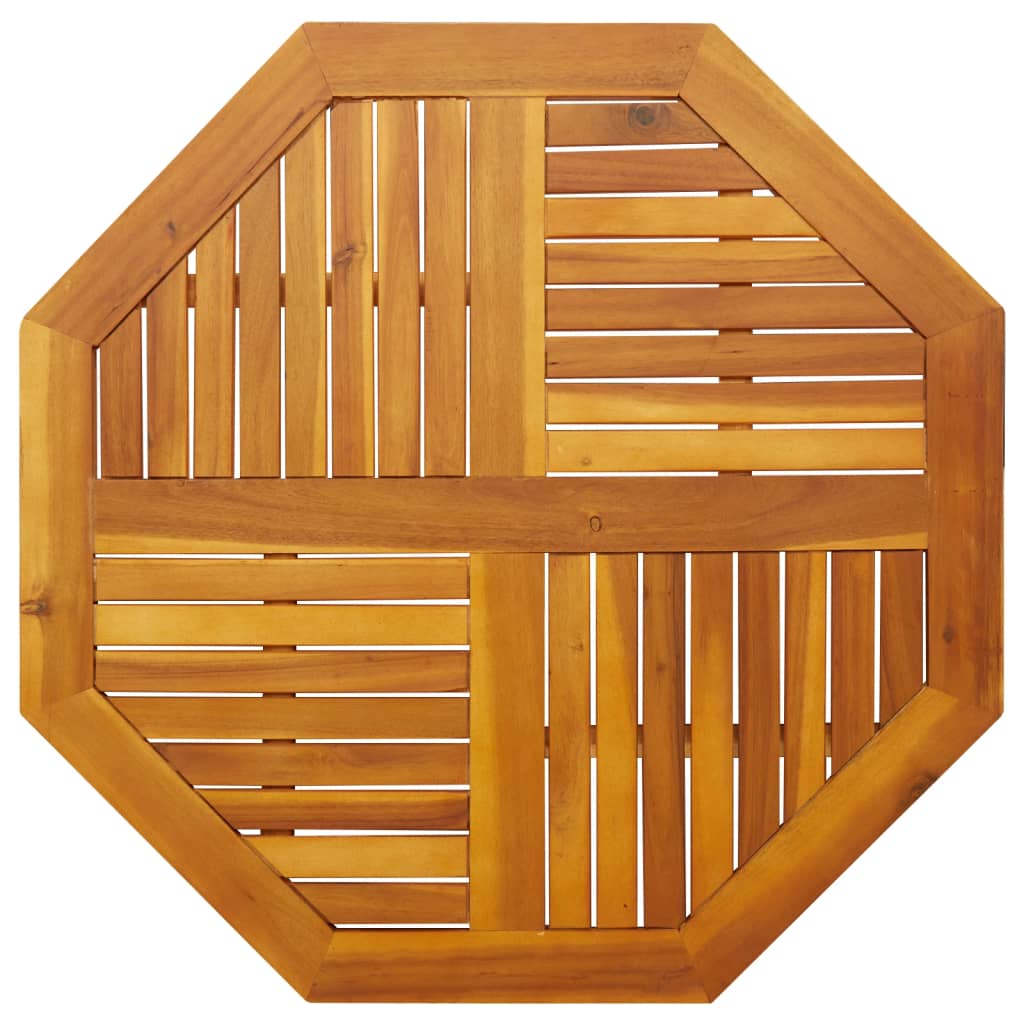 Vidaxl Table Top 35.4inchX35.4inchX0.9inch Octagonal Solid Wood Acacia