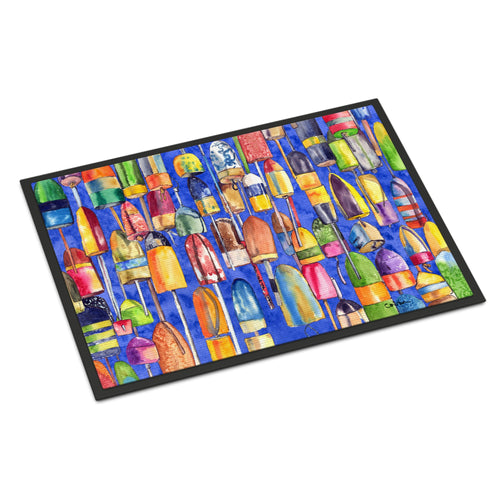 'Caroline'S Treasures Lobster Bouys Indoor Or Outdoor Doormat, 24'' X 36'', Multicolor'