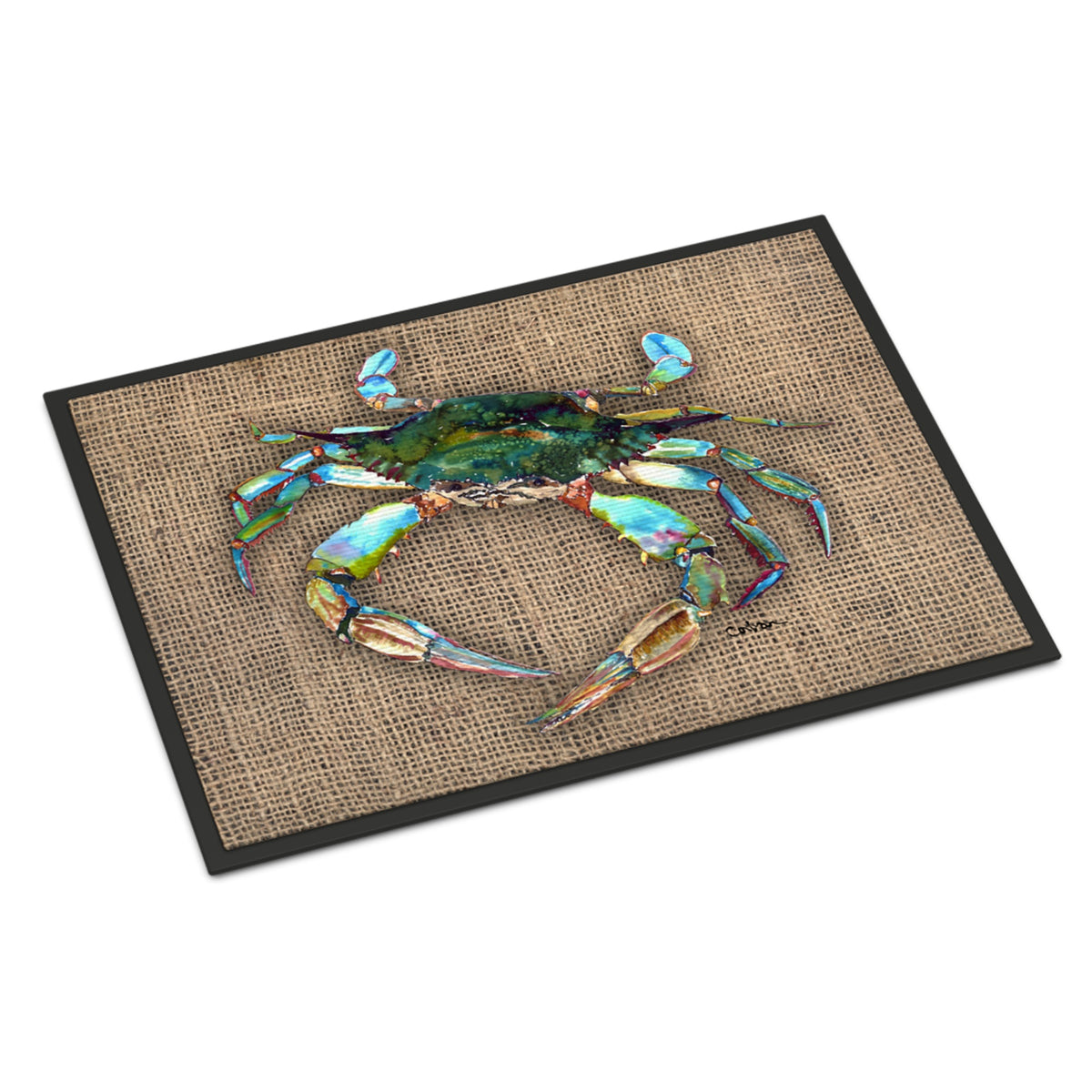 'Caroline'S Treasures 8731Jmat Crab Indoor Or Outdoor Doormat, 24'' X 36'', Multicolor'