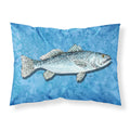'Caroline'S Treasures 8770Pillowcase Fish-Trout Moisture Wicking Fabric Standard Pillowcase, Large, Multicolor'