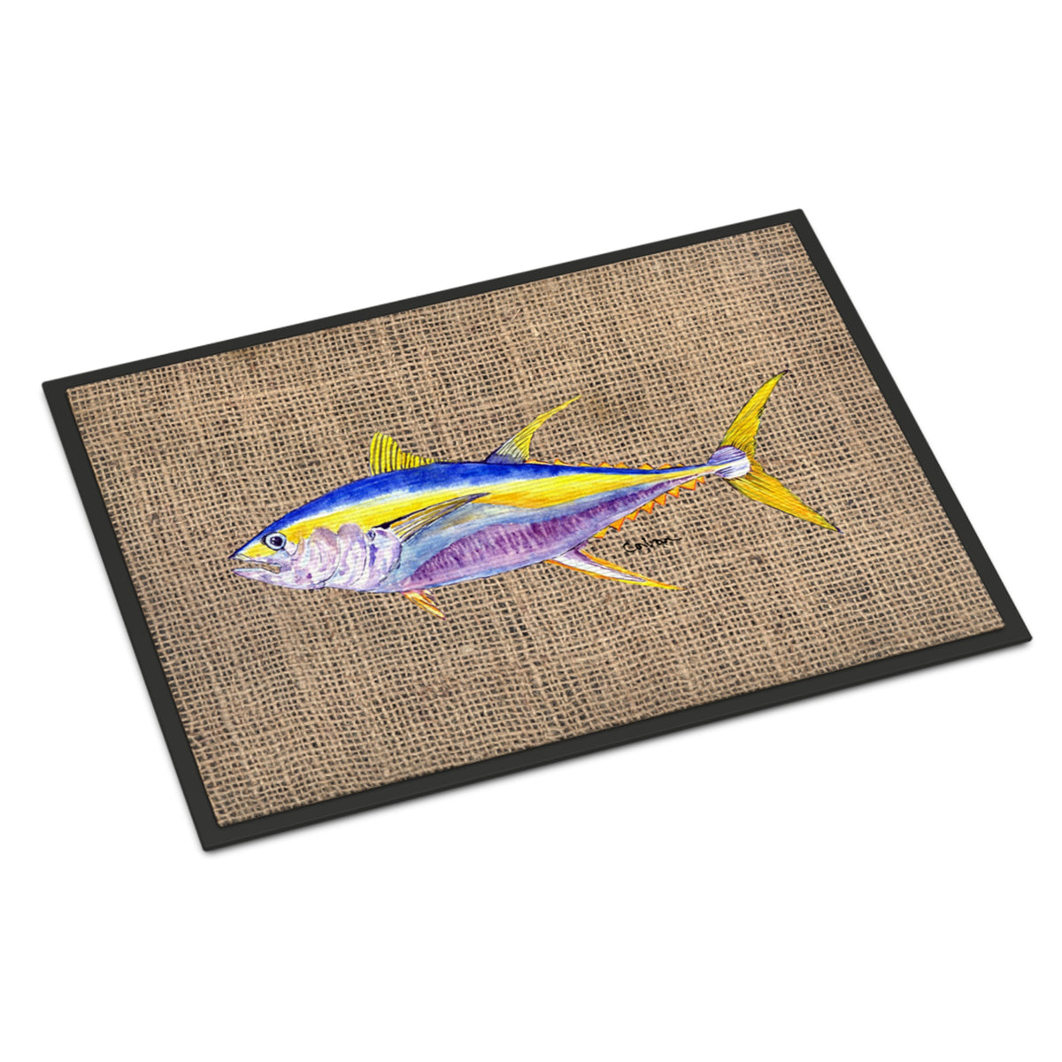 CarolineS Treasures Fish Tuna Indoor Or Outdoor Doormat, 24 Inch  Inch  X 36 Inch  Inch , Multicolor