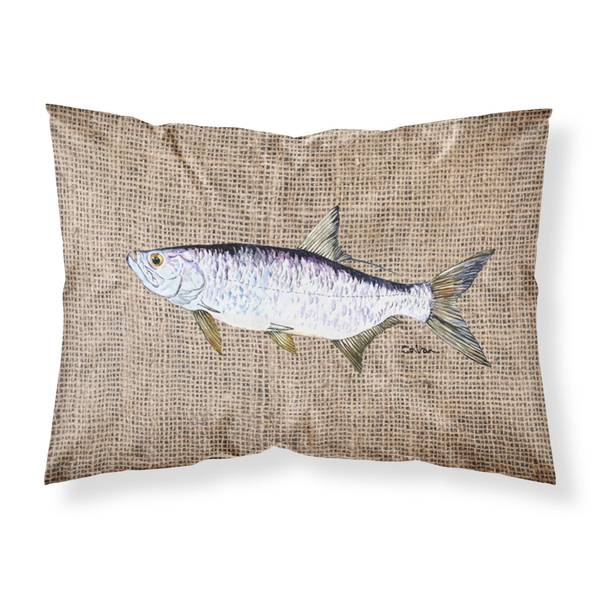'Caroline'S Treasures 8774Pillowcase Fish-Tarpon Moisture Wicking Fabric Standard Pillowcase, Large, Multicolor'