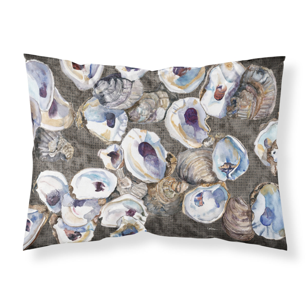 'Caroline'S Treasures 8789Pillowcase Oysters Moisture Wicking Fabric Standard Pillowcase, Large, Multicolor'