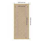 Pinboard Beige Lattice Pattern