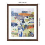 Framed Art Worlds View by Giuliana Lazzerini