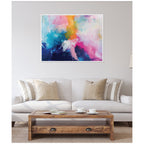 Sylvie Bright Abstract I Framed Canvas by Amy Lighthall