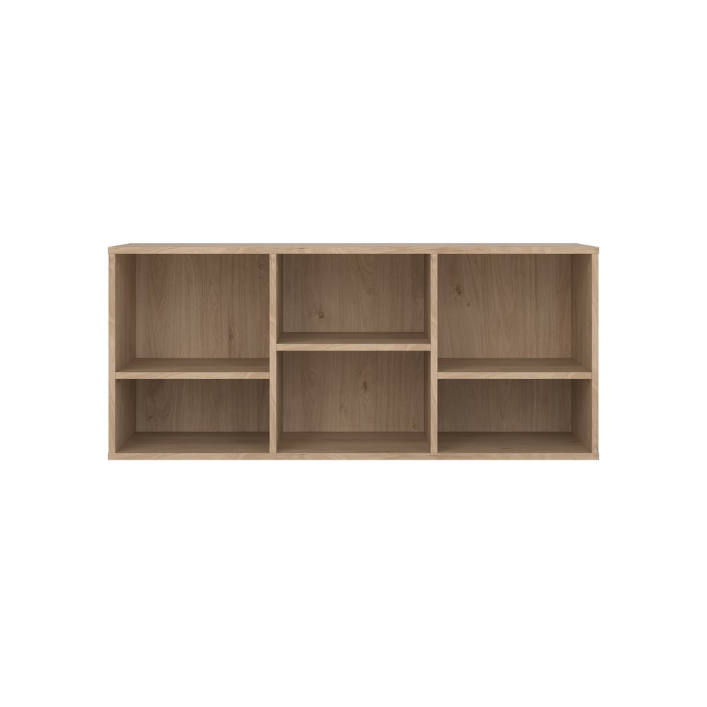 Hyper 6 Cubby Bench, Jackson Hickory