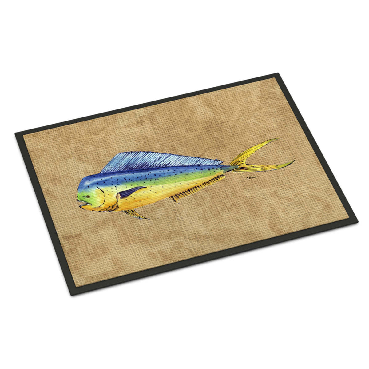 CarolineS Treasures Dolphin Mahi Mahi Indoor Or Outdoor Mat, 18 Inch  Inch  X 27 Inch  Inch , Multicolor