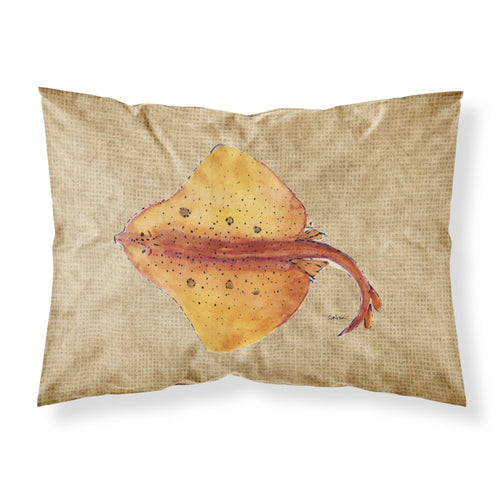 'Caroline'S Treasures 8815Pillowcase Blonde Ray Stingray Moisture Wicking Fabric Standard Pillowcase, Large, Multicolor'