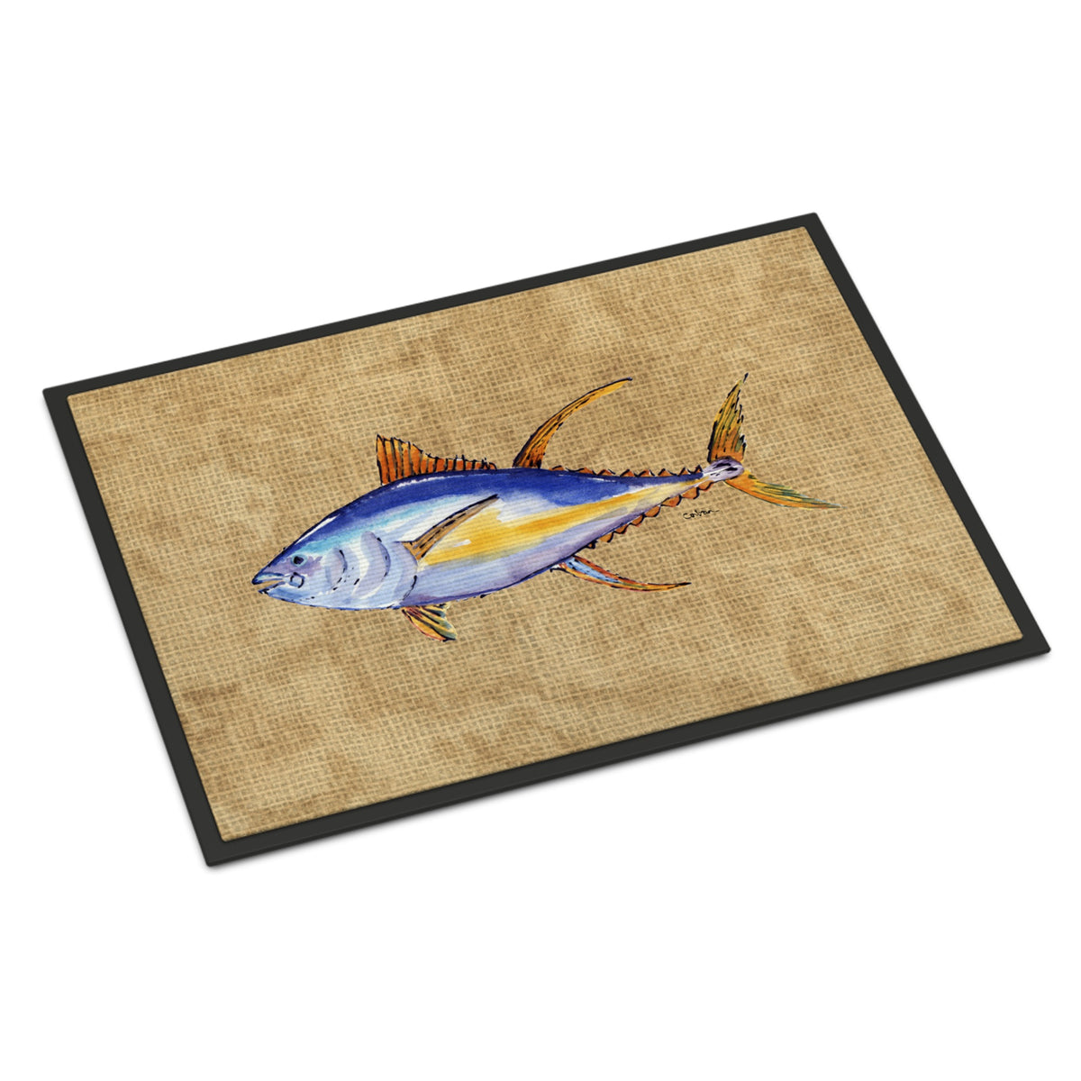 CarolineS Treasures 8817Mat Tuna Fish Indoor Or Outdoor Mat, 18 Inch  Inch  X 27 Inch  Inch , Multicolor