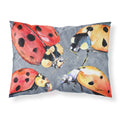 'Caroline'S Treasures 8876Pillowcase Lady Bug Multiple Moisture Wicking Fabric Standard Pillowcase, Large, Multicolor'