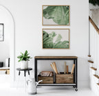 Sylvie Plant Study 6 and Plant Study 7 Framed Canvas Set by Alicia Abla