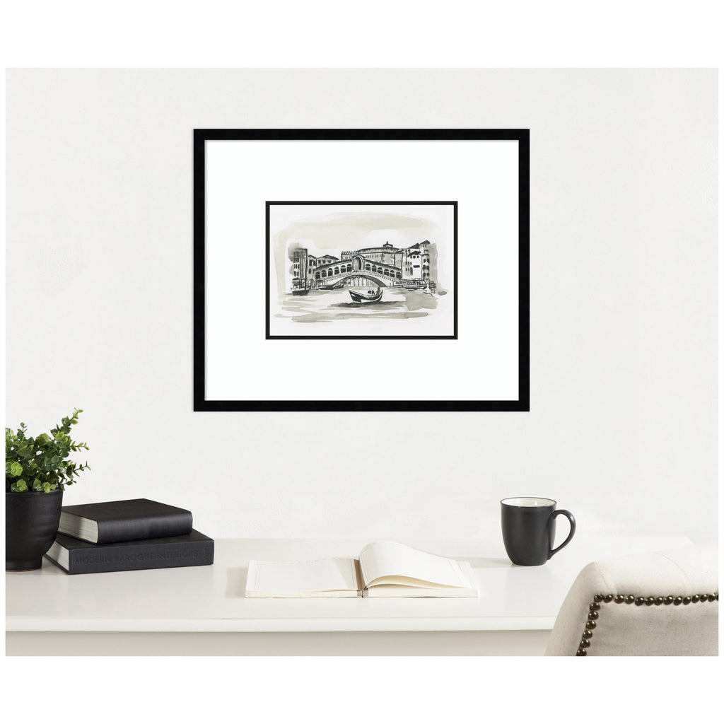 Postcard Venice by Teju Reval Framed Wall Art Print
