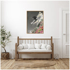 Sylvie Spring Skiing Framed Canvas by Sarah Eisenlohr