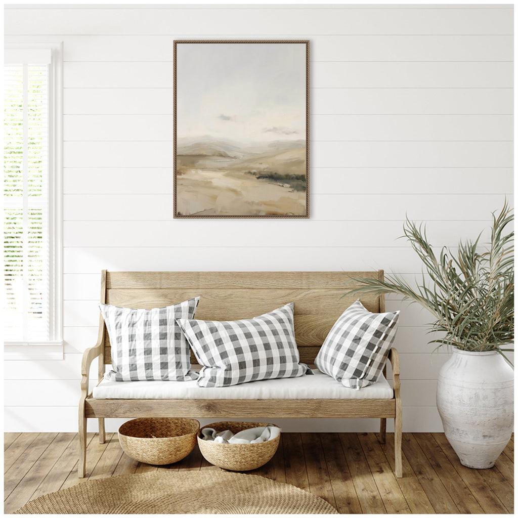 Fading Fields I by Amy Lighthall Framed Canvas Wall Art Print