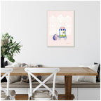 Sylvie Beaded Lemon Stroll Framed Canvas by Yellow Heart Art